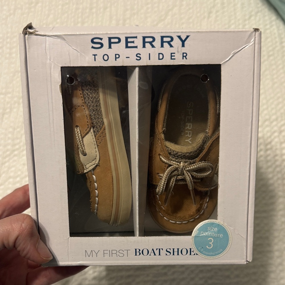 Sperry Kids Brown Moccasins